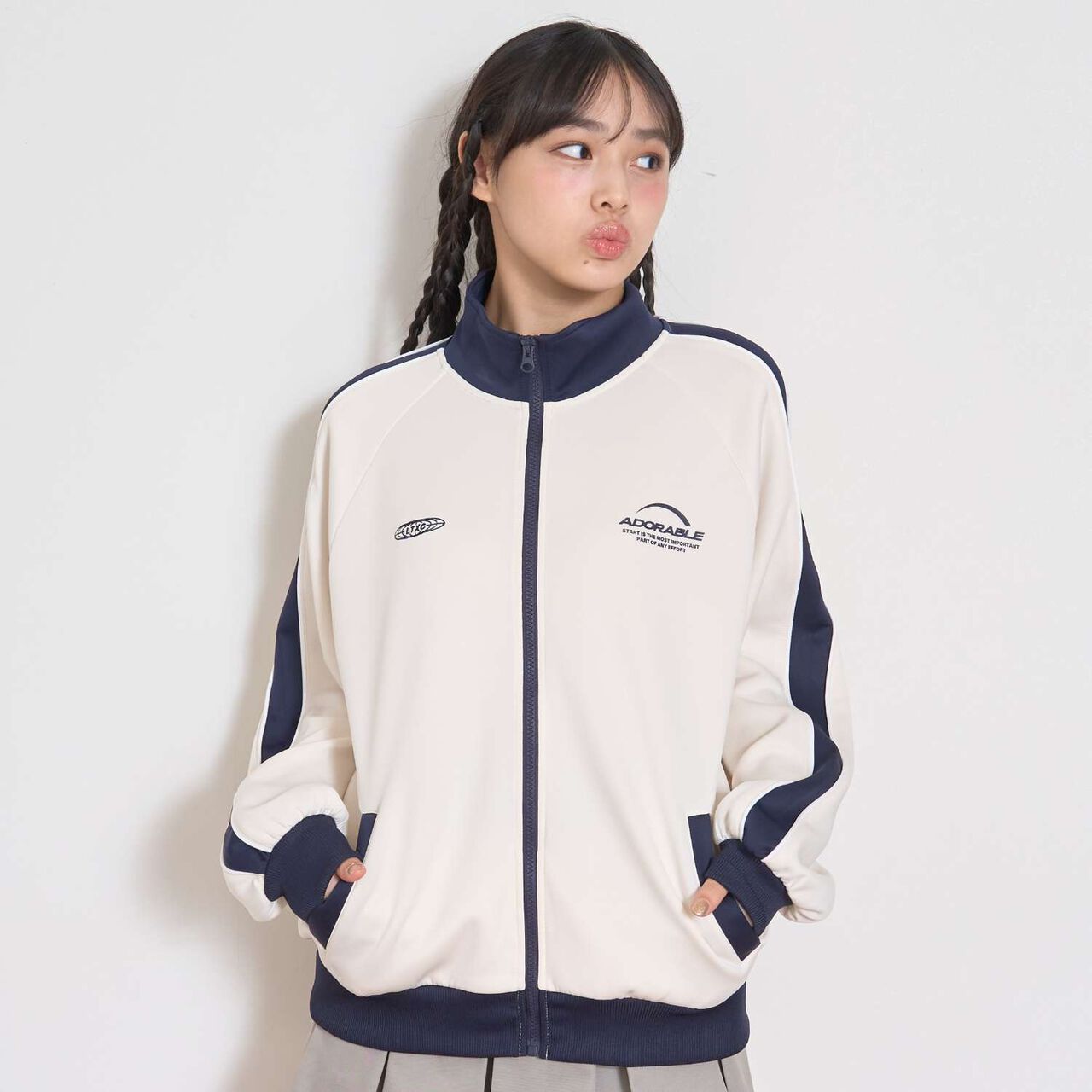 [LTXC] Track Jacket,Off white, large image number 0