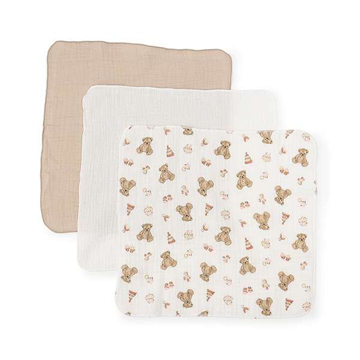 Gauze Small 3P,Beige, medium image number 0