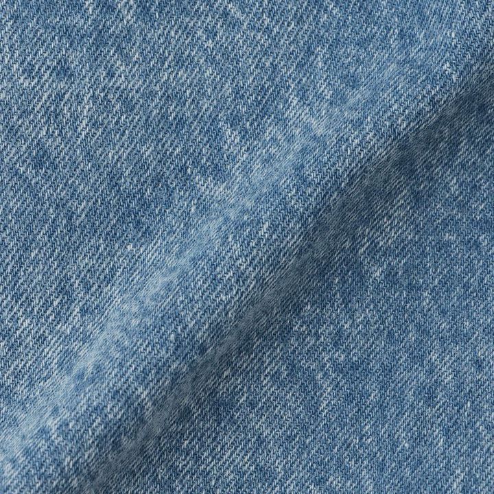[Cool Touch] Bleached Denim Half Pants,Light gray, medium image number 8