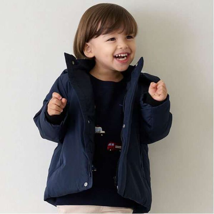 Down Jacket,Navy, medium image number 0