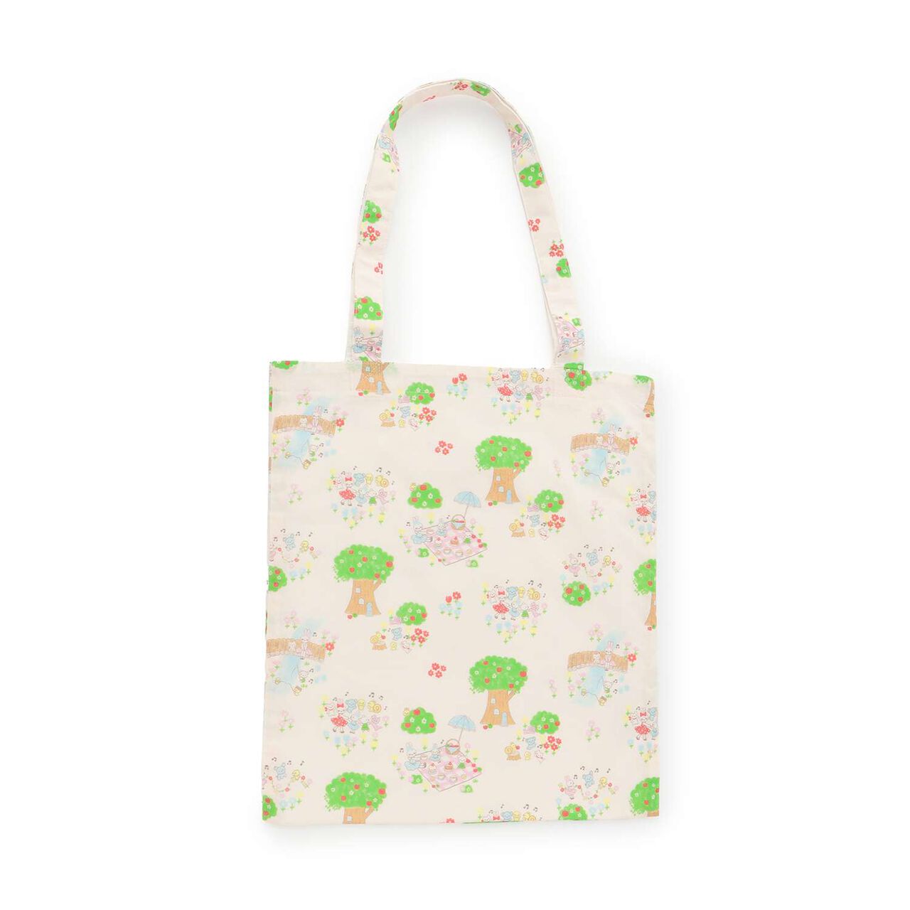Lawn All-Over Print Bag,Off white, large image number 1