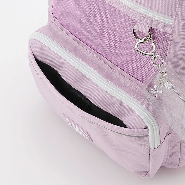 Backpack with Clear Lame Pouch,Light blue, medium image number 9