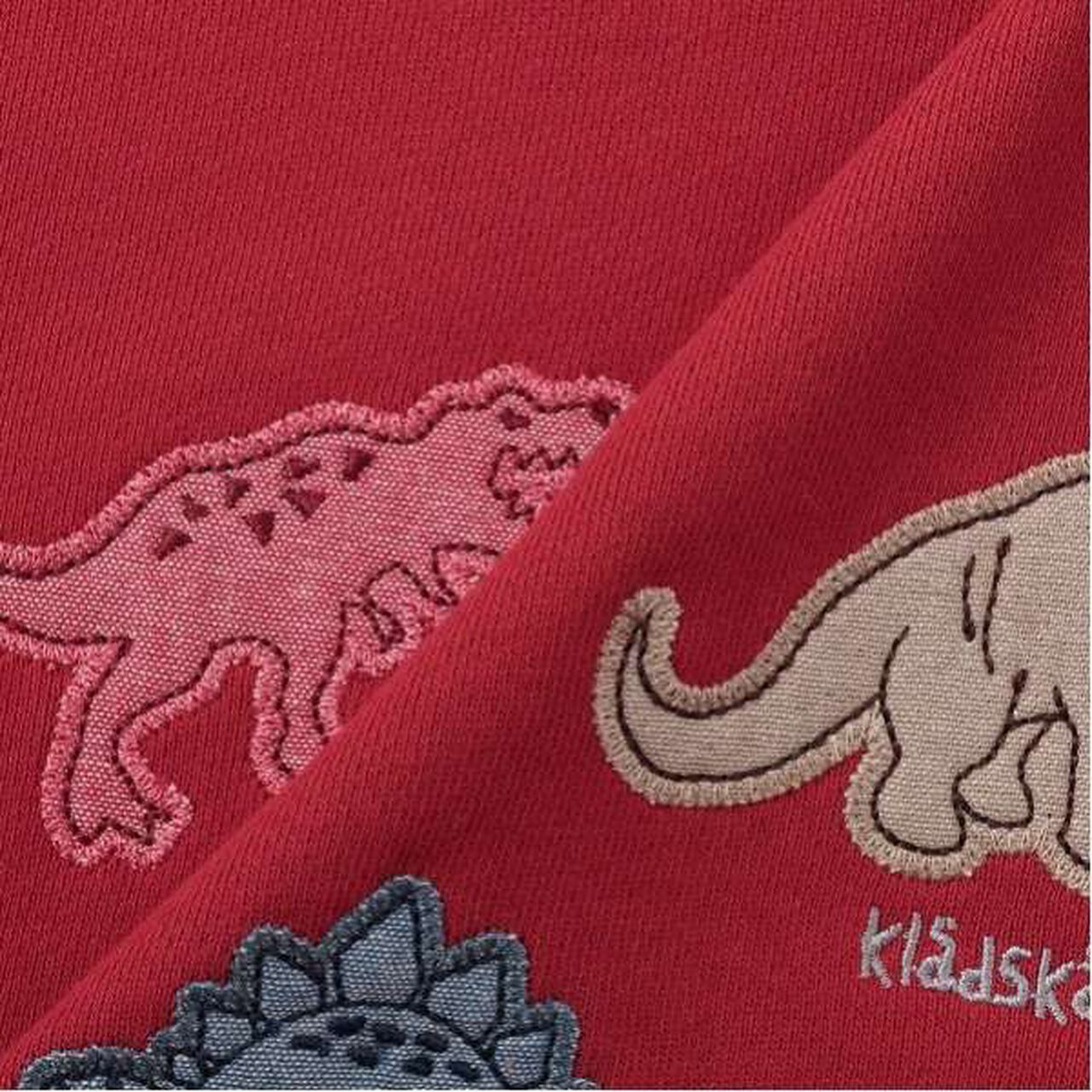 Dinosaur Appliqu&eacute; Side Pocket Sweatshirt,Milky white, large image number 11