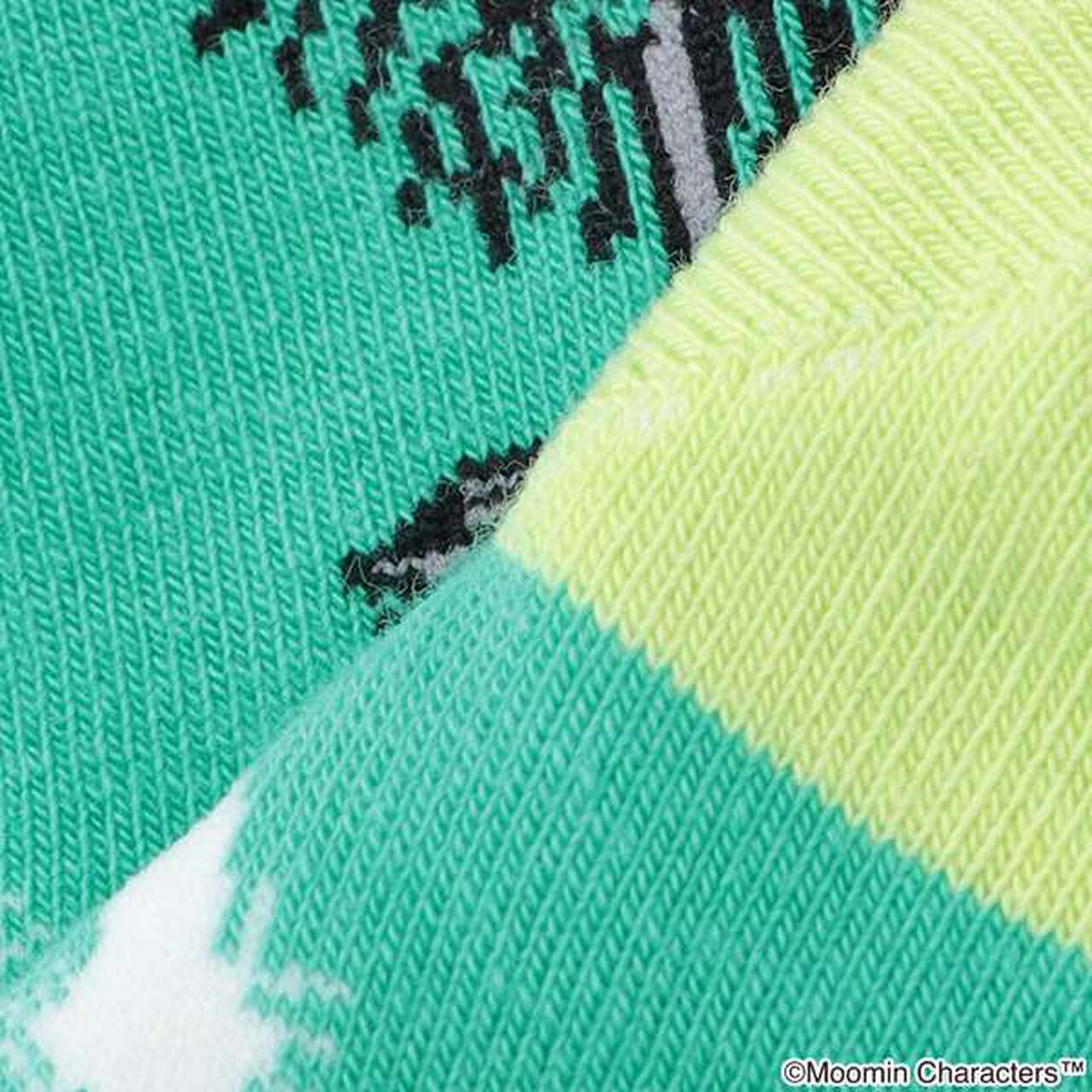Moomin Stinky Short Socks,Green, large image number 4