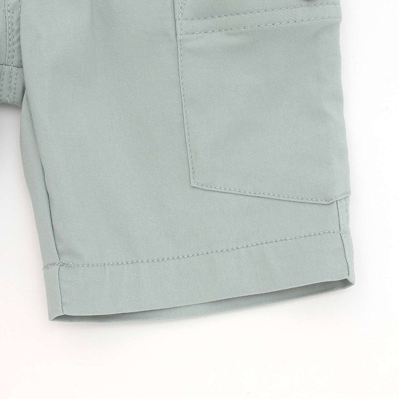 Stretch Twill Cargo Half Pants,Mustard, large image number 6