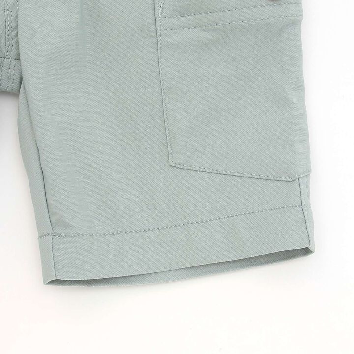 Stretch Twill Cargo Half Pants,Mustard, medium image number 6