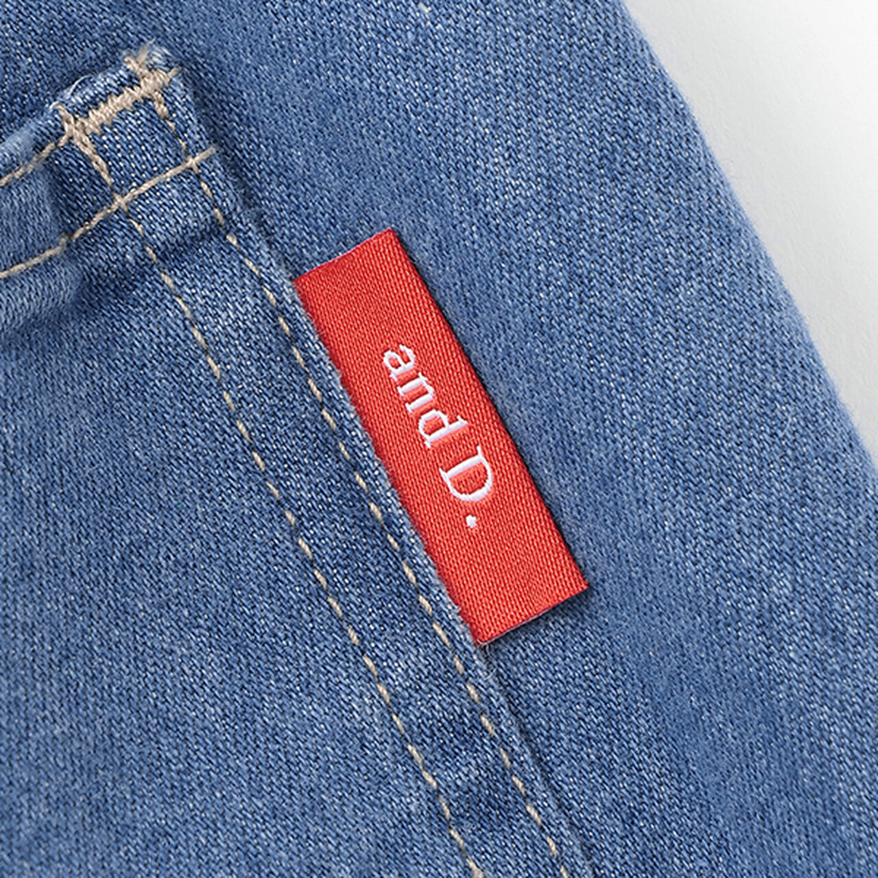 Denim Bermuda Shorts,Blue, large image number 9