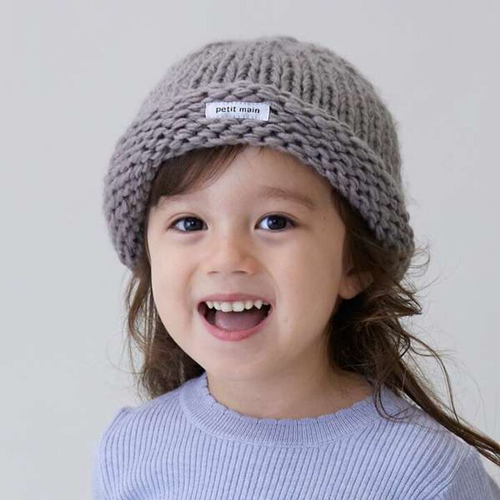 Low Gauge Roll Knit Hat,Lavender, medium image number 16