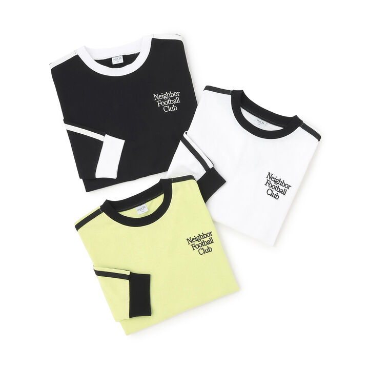 [Stain Resistant] Long-Sleeve T-Shirt with Sleeve Stripes,White, medium image number 17