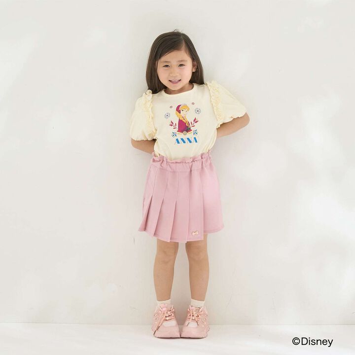 [Disney Frozen] 100% Cotton Sherbet Jersey Puff Sleeve T-Shirt [Kids Girls] UV Cool Touch Shape-Retaining,Lavender, medium image number 14