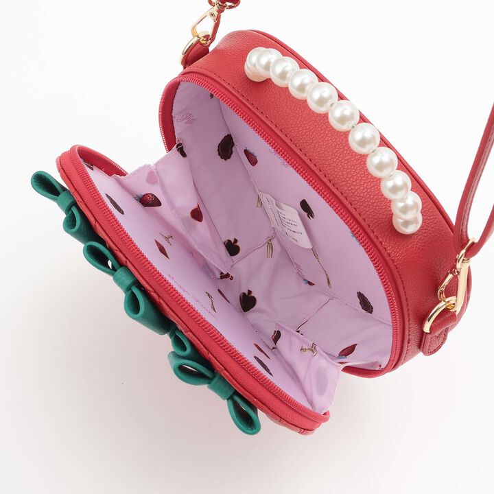 Strawberry Shoulder Bag,Red, medium image number 8