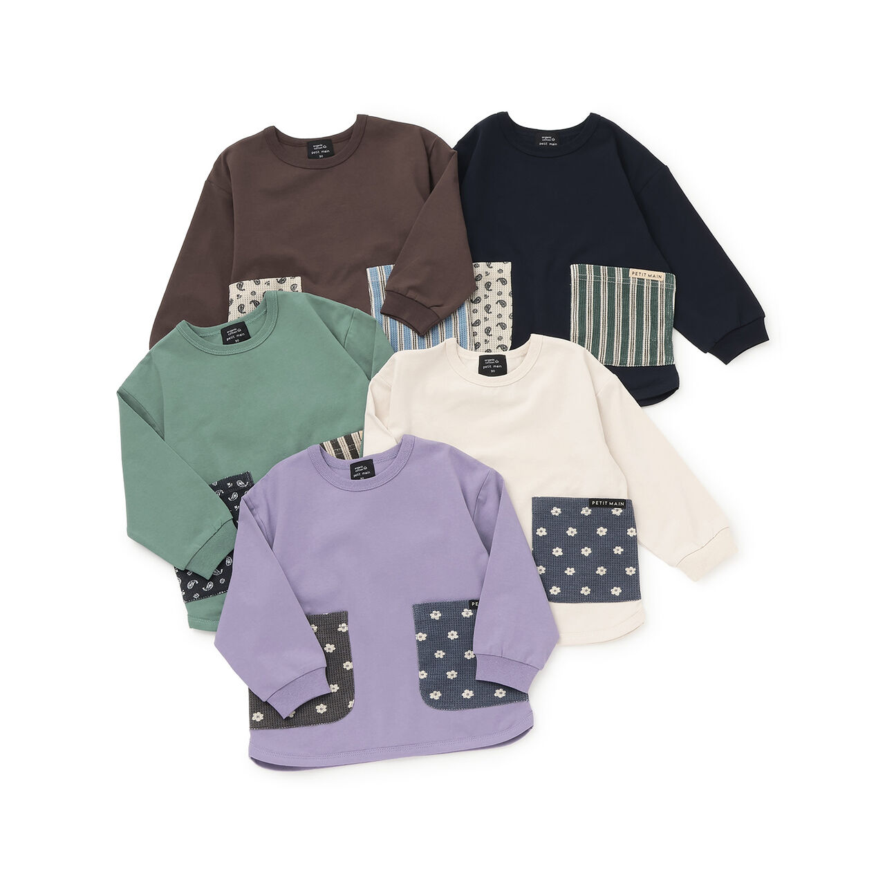 Organic Pocket Long-Sleeve T-Shirt,Navy, large image number 8