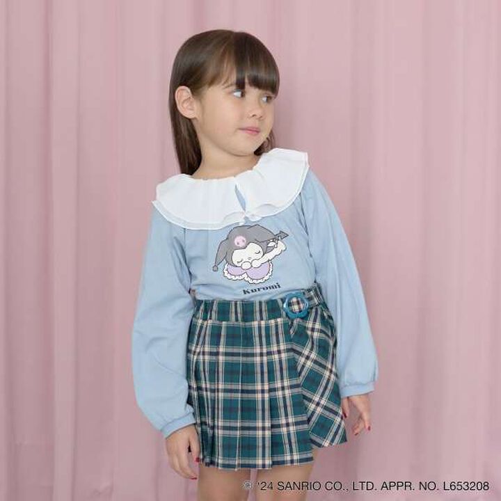 Sanrio Sheer Collared A-Line Print T-Shirt,Mint, medium image number 19