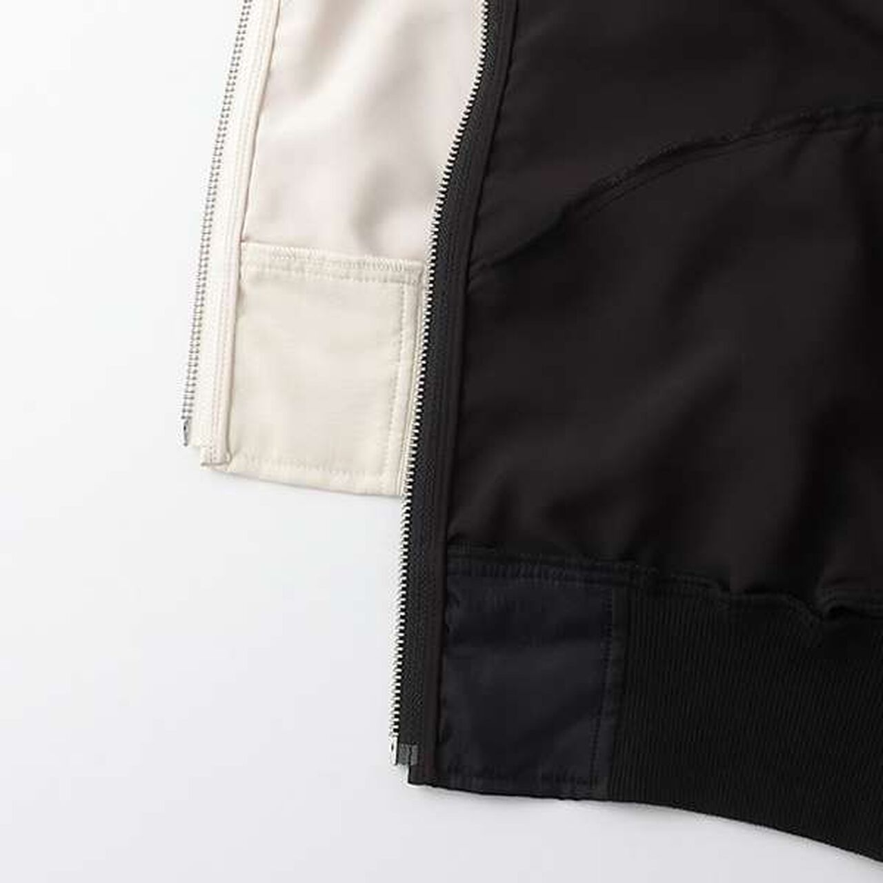 Sheer Bomber Jacket,Black, large image number 12