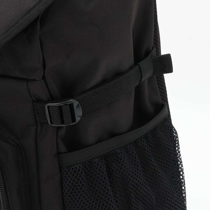 [Lightweight] [Water Repellent] 32L Bucket-Shaped School Backpack,Black, medium image number 3