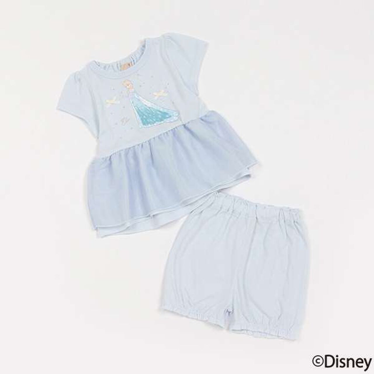 [Disney] Peplum Pajamas,Light pink, large image number 12