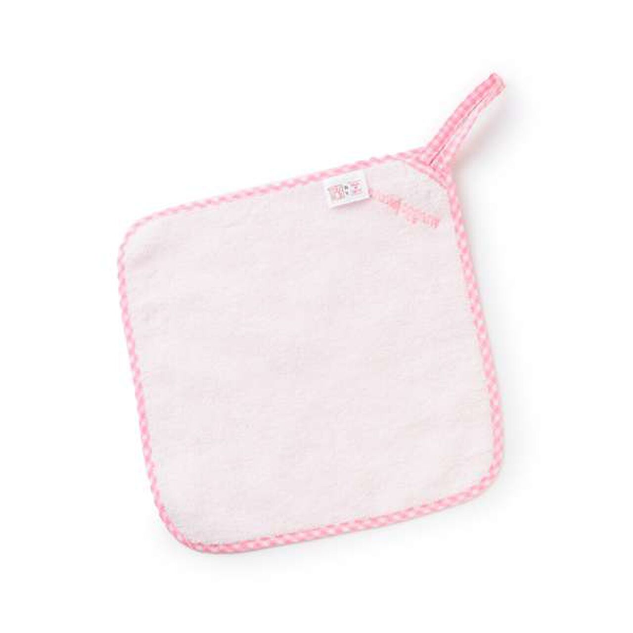 Towel with Rabbit Mascot [Made in Japan],Light pink, large image number 1