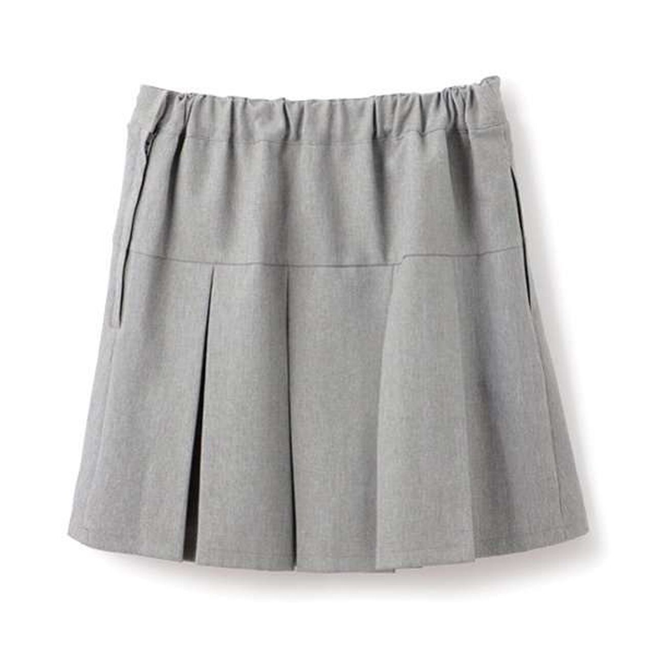 Graduation Attire Box Pleated Skirt-Pants,Light gray, large image number 10