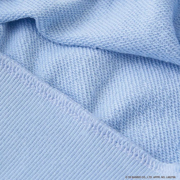 [Studio Hanul x Sanrio Characters] Assorted Collared Sweatshirt,Sax blue, medium image number 12