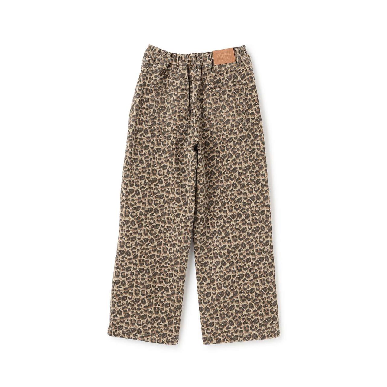 [LTXC] Leopard Print Long Wide Pants,Brown, large image number 3