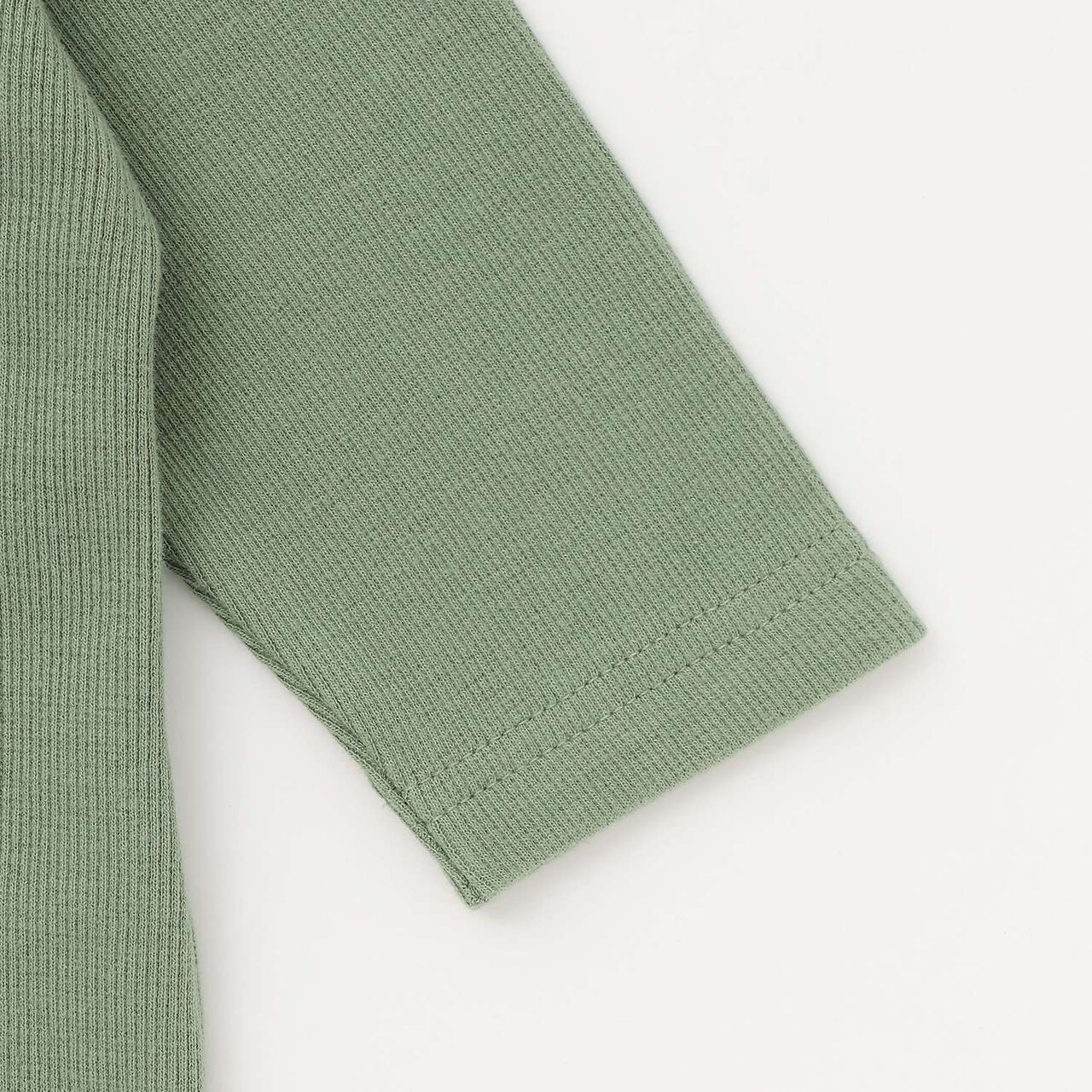 Collared Romper + Pants Set,Green, large image number 4