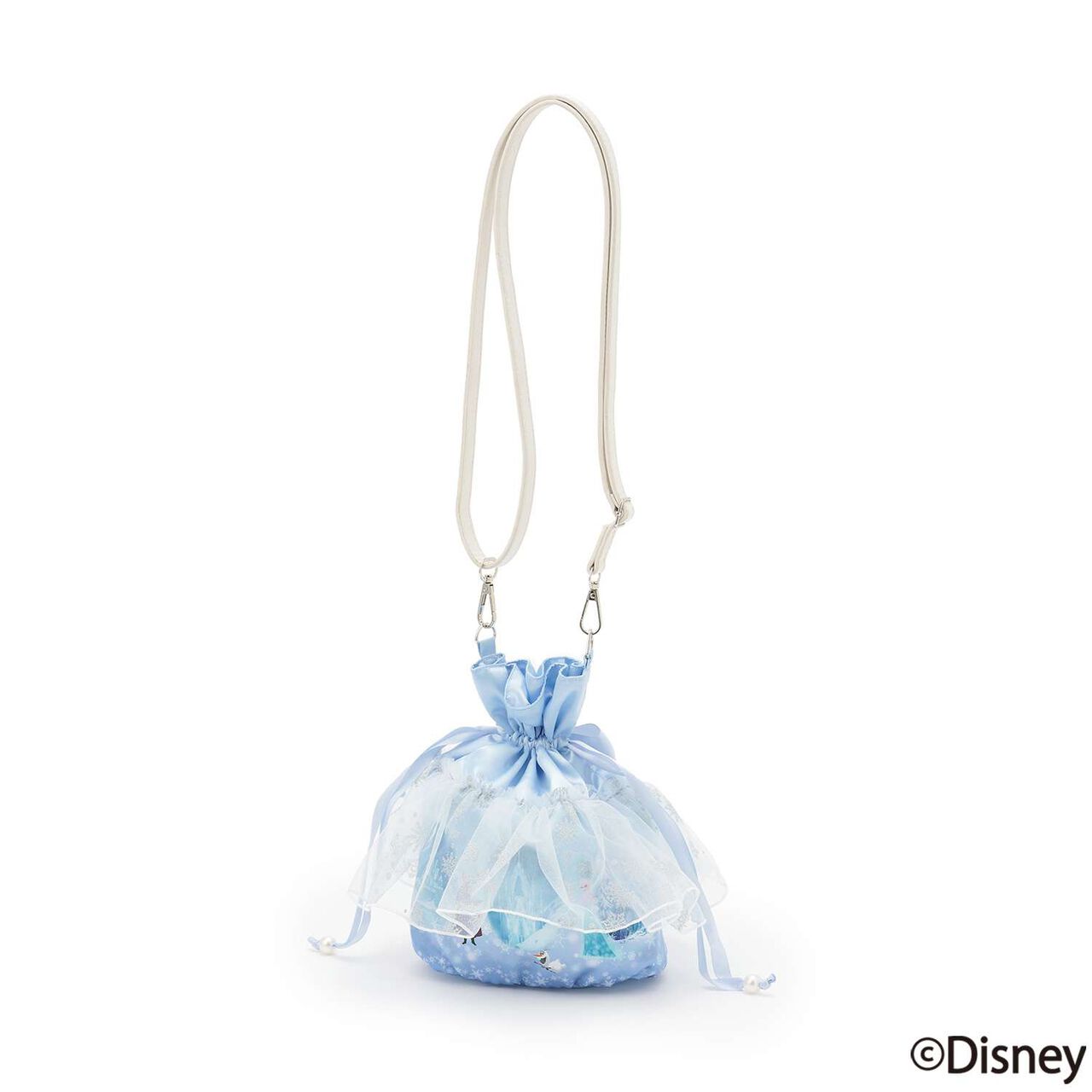 Frozen Drawstring Bag,Sax blue, large image number 4