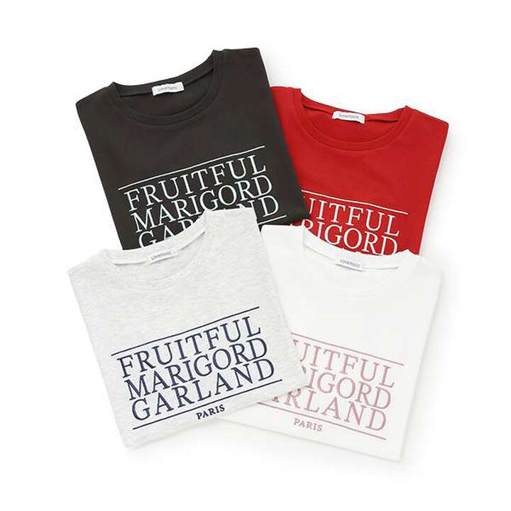 3-Stage Logo Embroidery T-Shirt,Charcoal gray, medium image number 7