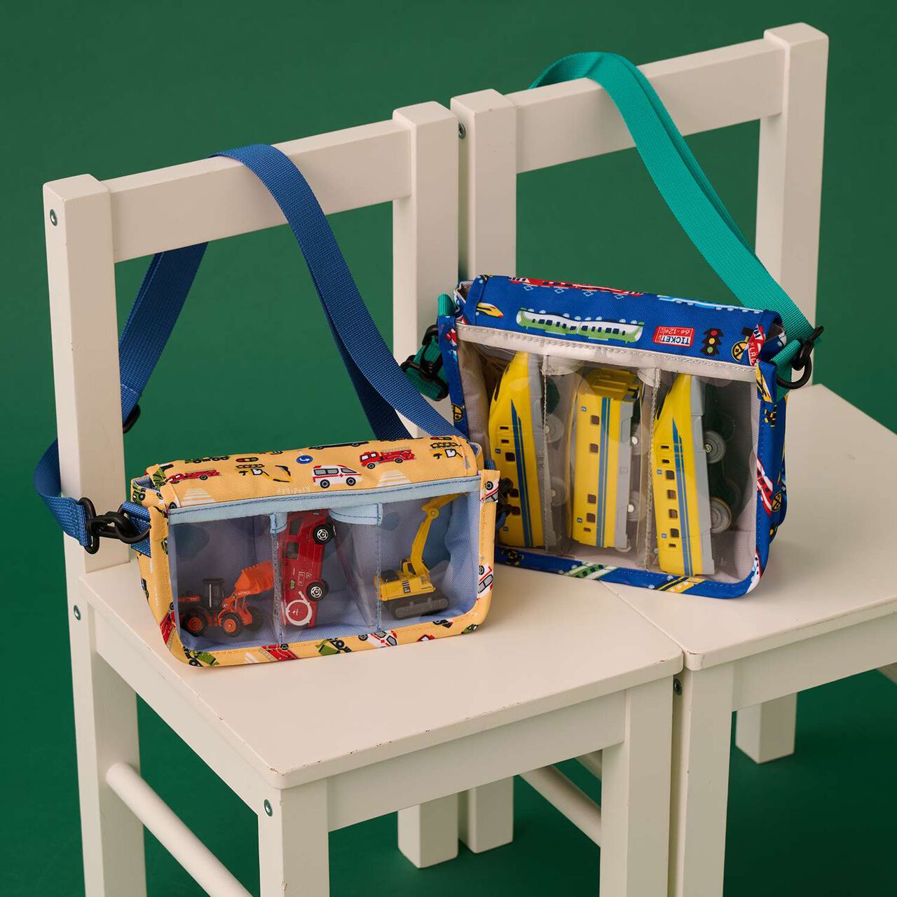 Mini Car Storage Support Shoulder Bag,Yellow, large image number 6