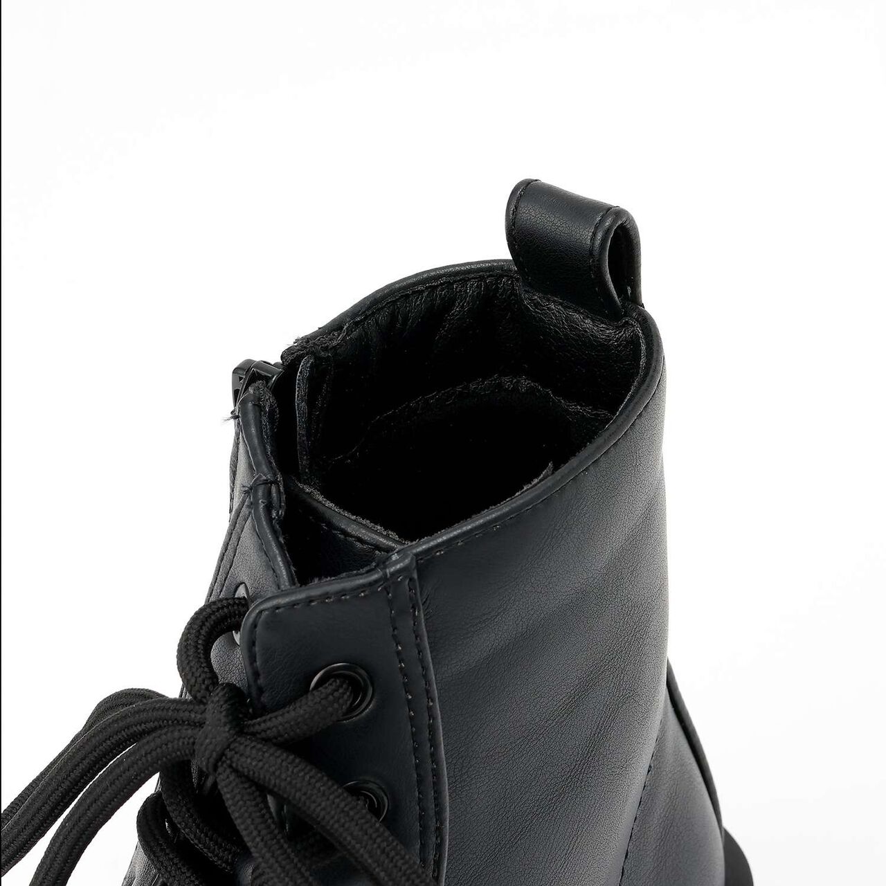 Lace-Up Boots,Black, large image number 2