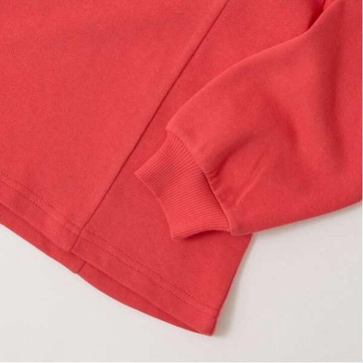 Pilling-Resistant A-Line Sweatshirt,Moss green, medium image number 14