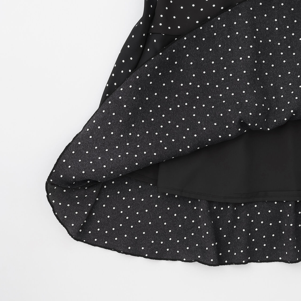 Satin Skirt,Black, large image number 10