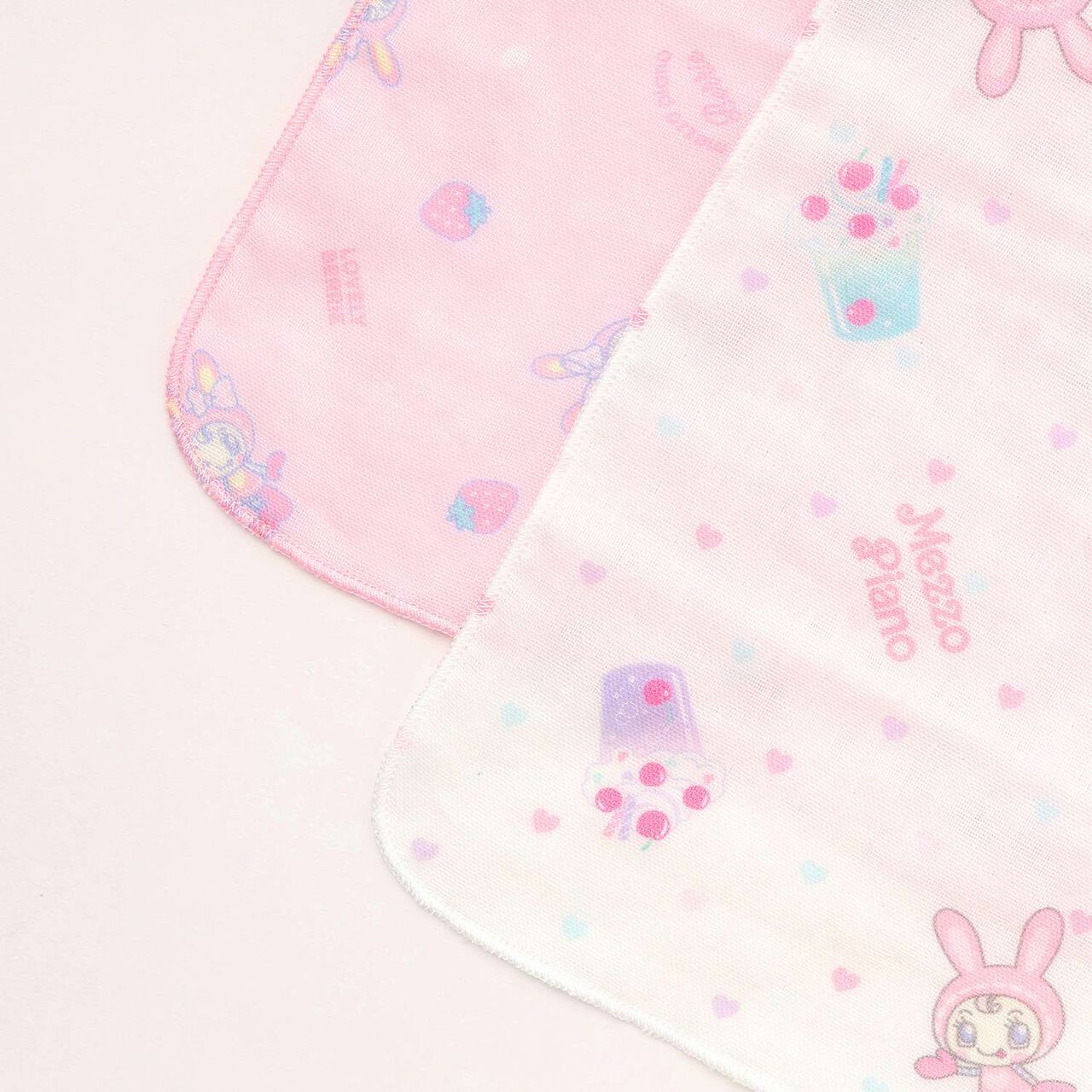 [小 Baby Beret] 紗布手帕3件組,淡粉紅, large image number 3