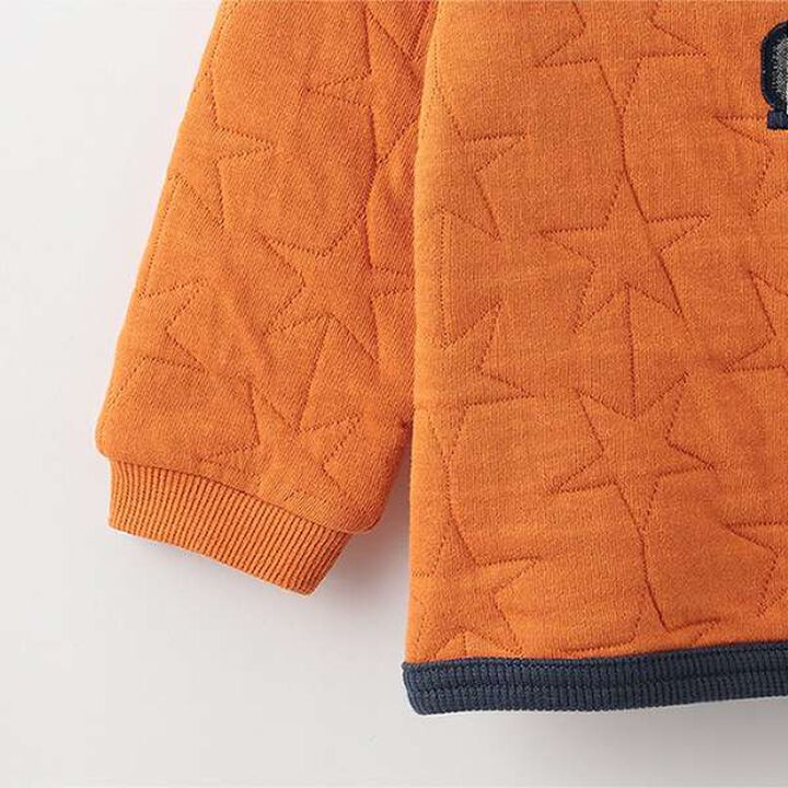 Train Appliqu&eacute; Star Quilted Sweatshirt,Light beige, medium image number 8