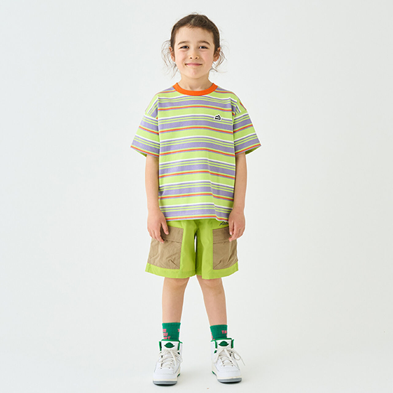 [4 WAY] Stretch Cargo Half Pants,Lavender, large image number 19