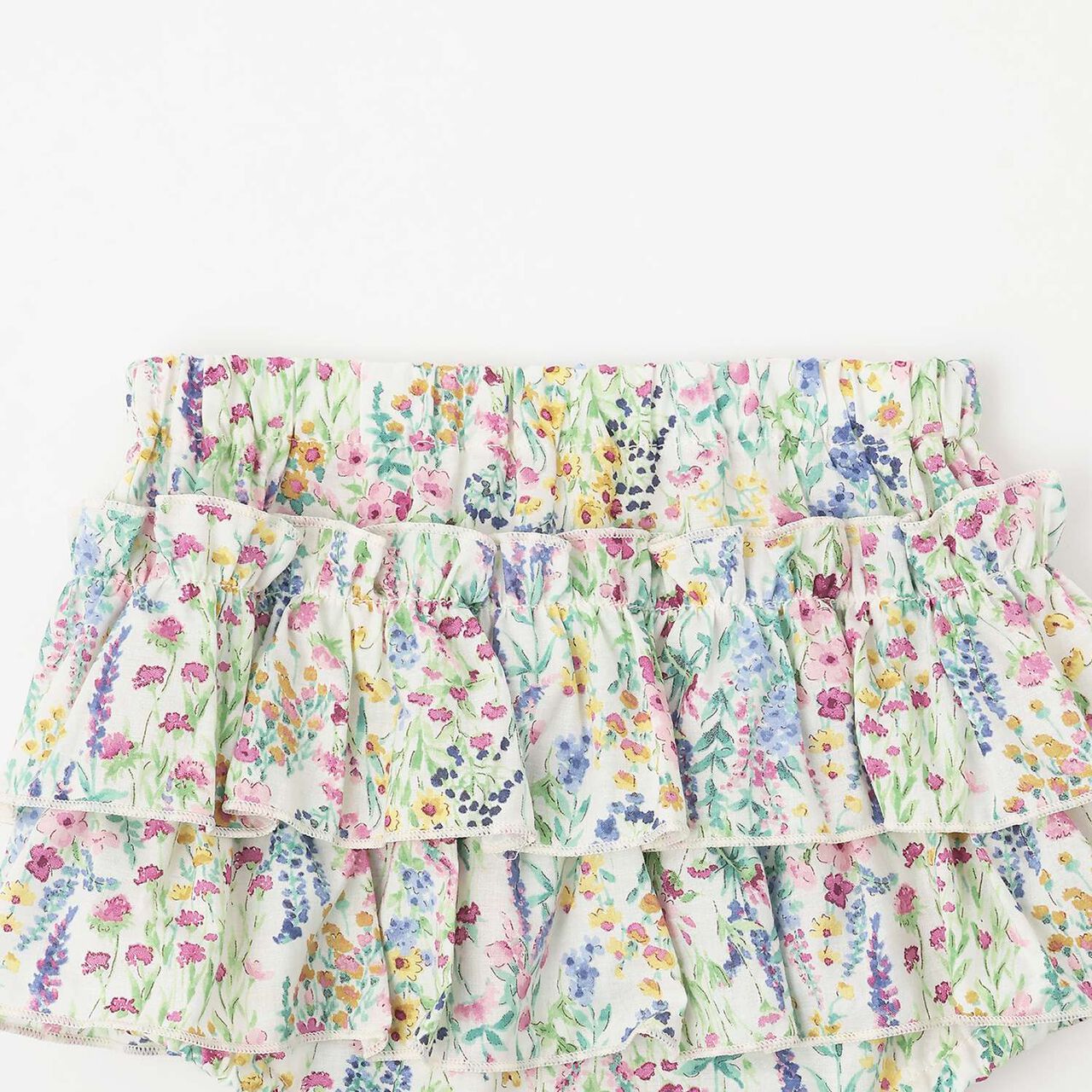 Botanical Flower Bib & Bloomers Set [Made in Japan],Pink, large image number 4