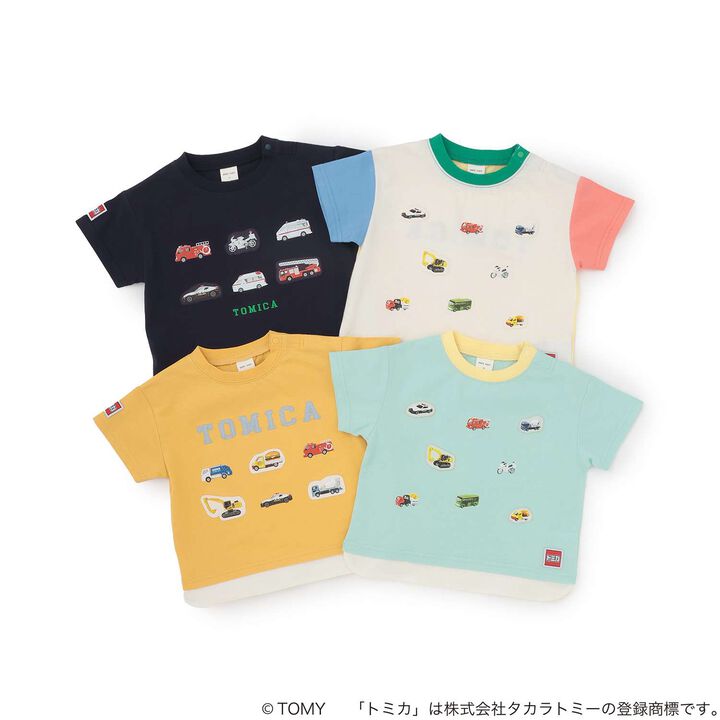 [TOMICA] 下襬拼接短袖T恤,多色, medium image number 30