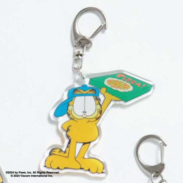 [Collaboration] Garfield Autumn Key Charm,Deep red, medium image number 3