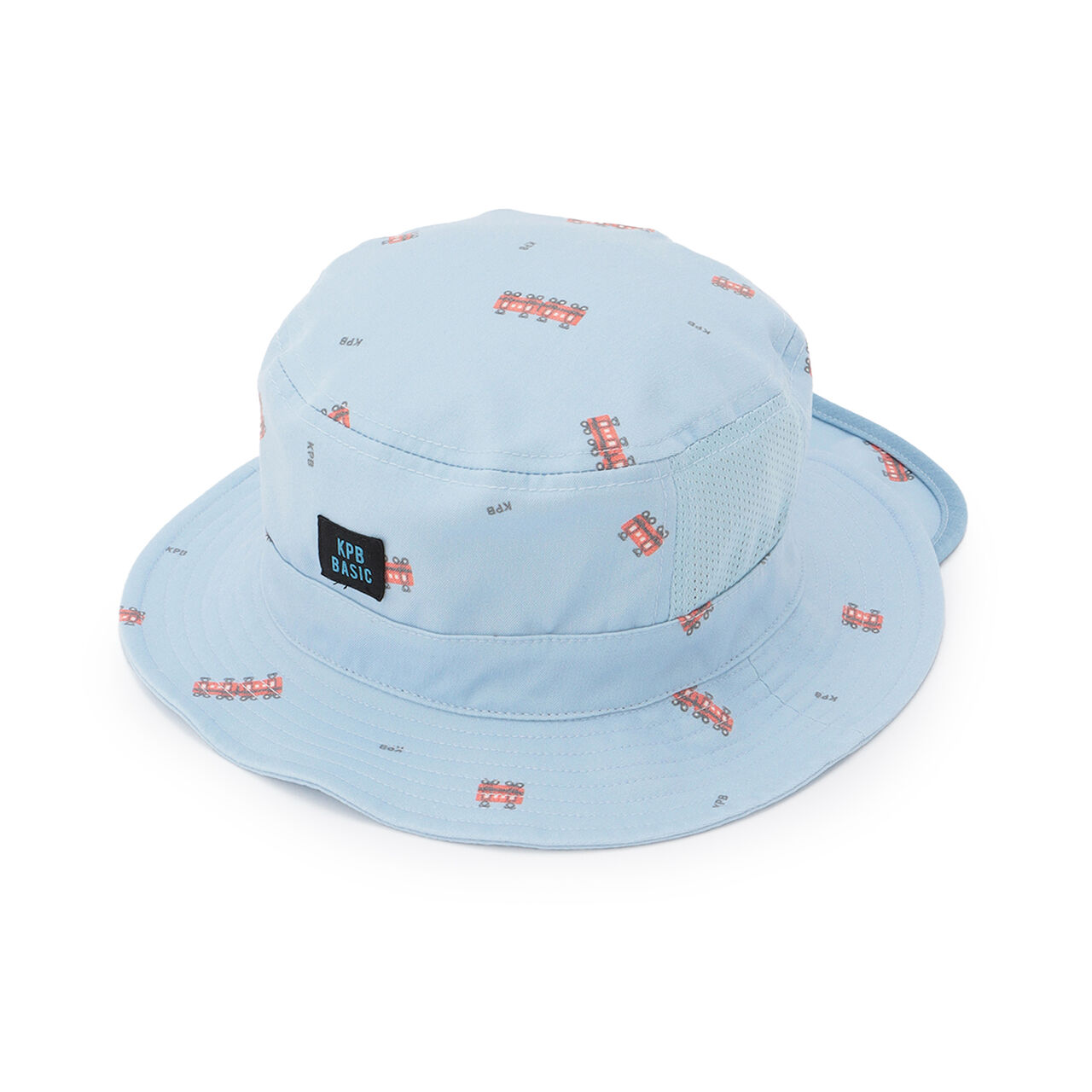 Train All-Over Print Sunshade Hat,Sax blue, large image number 8