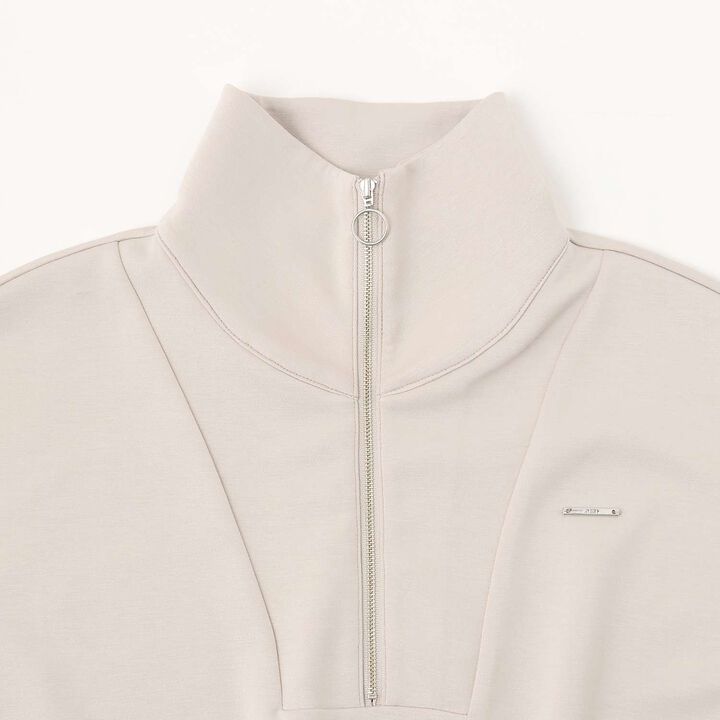 [AMI] Cardboard Half-Zip × Long Sleeve T-Shirt Set,Black, medium image number 3