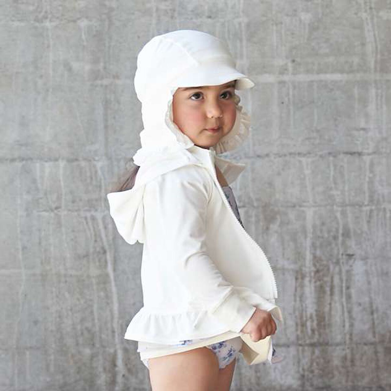 [SWIM] Ruffle Rash Guard,Light pink, large image number 12