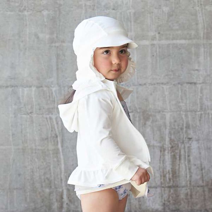 [SWIM] Ruffle Rash Guard,Light pink, medium image number 12