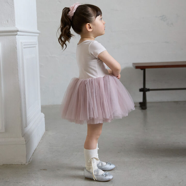 Ballet Tulle One-Piece Dress,Light blue, medium image number 1