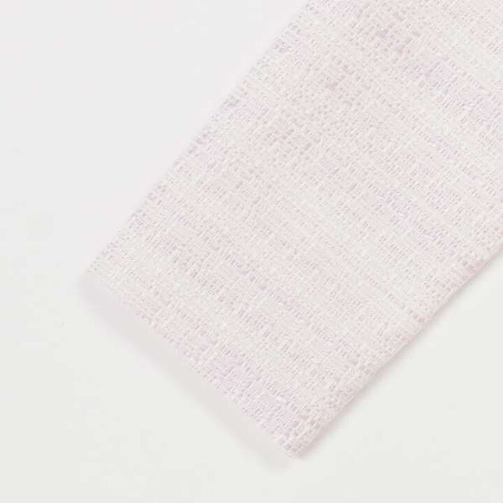 Fancy Tweed Scalloped Hem Jacket,Off white, medium image number 9