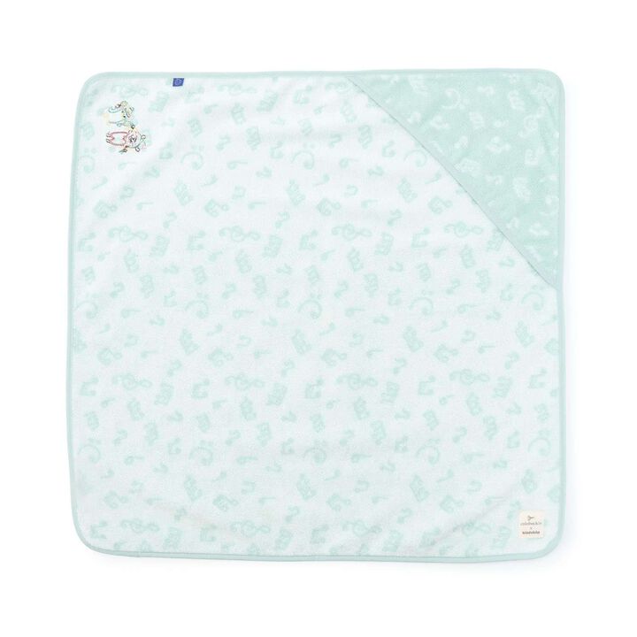 Korobokkuru Swaddle Towel,Sax blue, medium image number 1