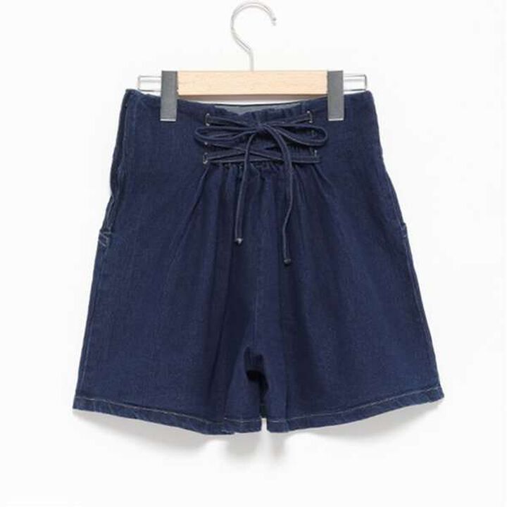 Back Lace-Up Shorts,Gray, medium image number 14