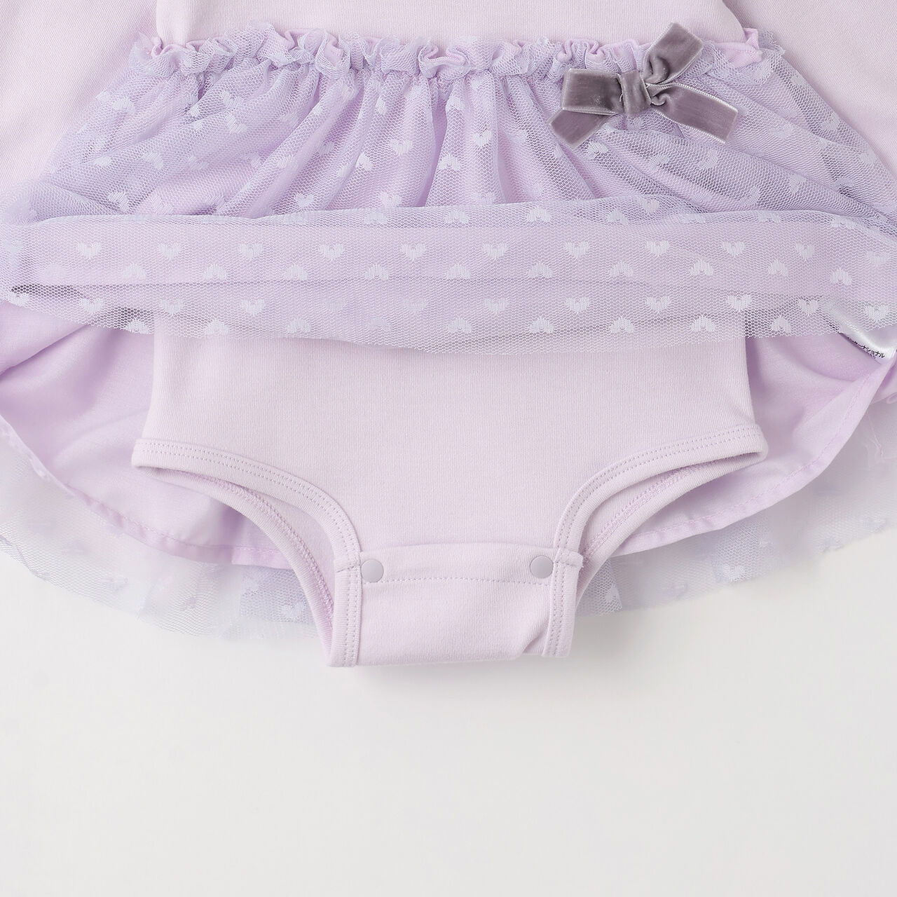 Tulle Docking OP Romper,Lavender, large image number 7