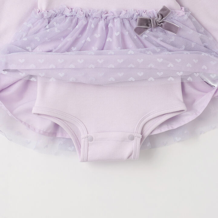 Tulle Docking OP Romper,Lavender, medium image number 7
