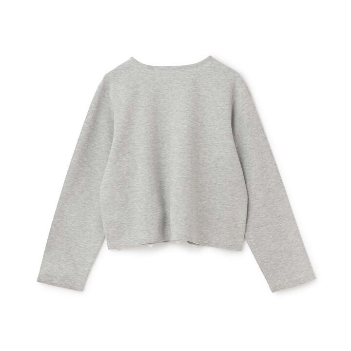 [Parent-Child Matching] Ribbon Cardigan,Top gray, medium image number 11