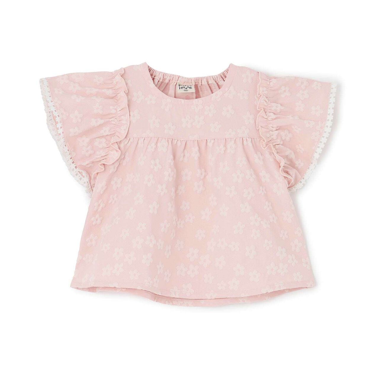 Sakura All-Over Pattern Tunic,Off white, large image number 7