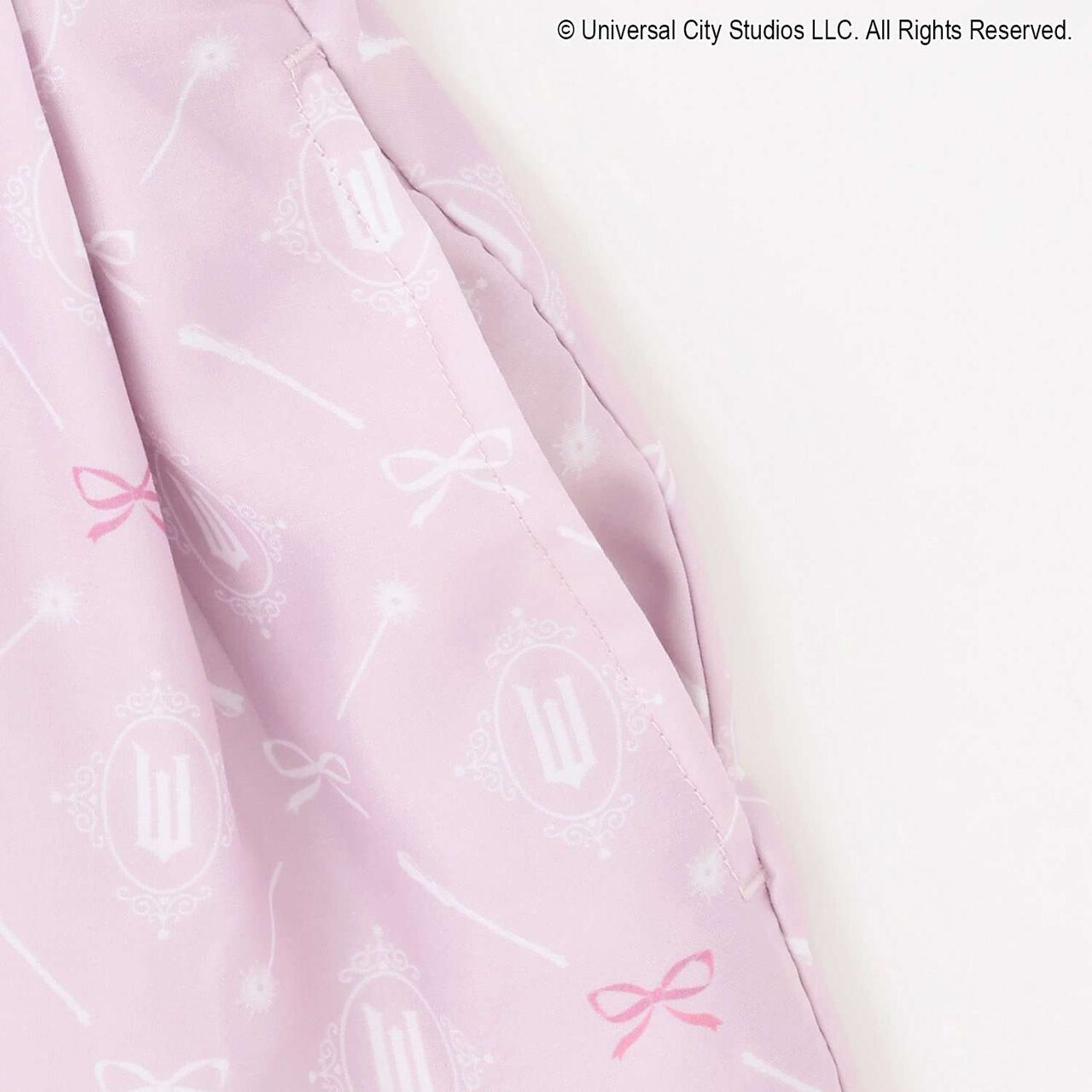 [WICKED] All-Over Pattern One-Piece Dress,Pink, large image number 5
